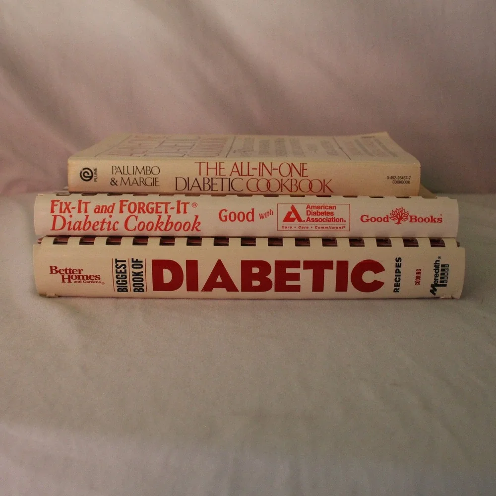 Diabetic Cookbook Lot:‎ All-in-One, Fix-It & Forget-It, Better Homes Recipes